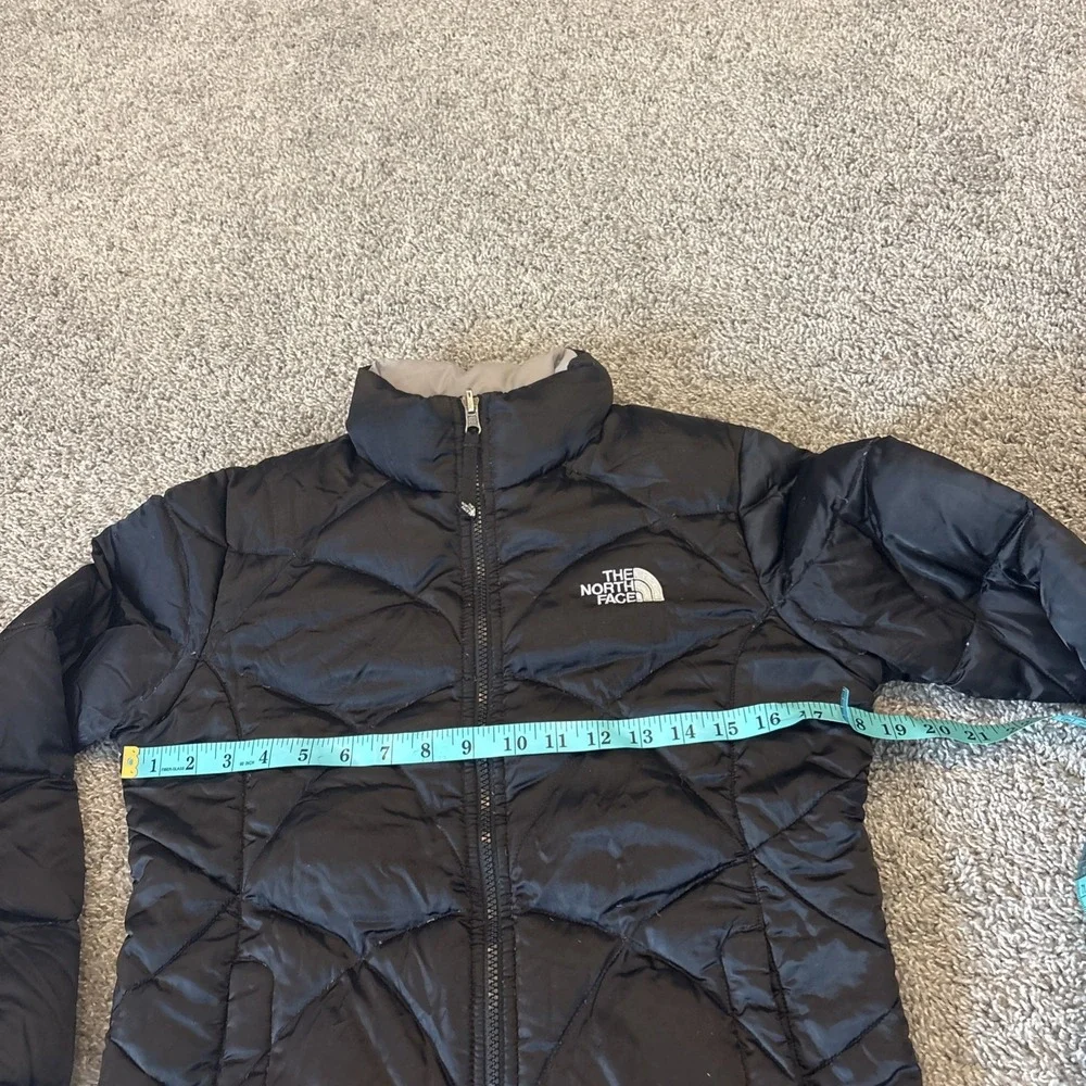 The North Face Jacket Girls Large 14/16 Black Goose Down 550 Fill Puffer Coat